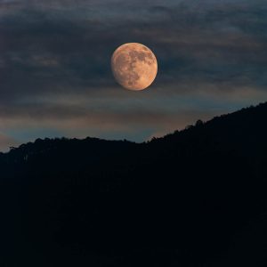 Mond fotografieren - Berge